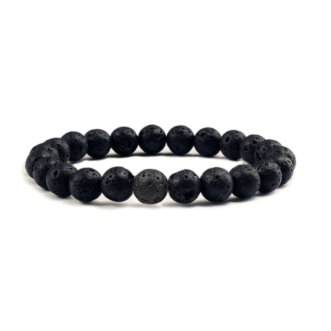 Unisex Lava Bead Bracelet