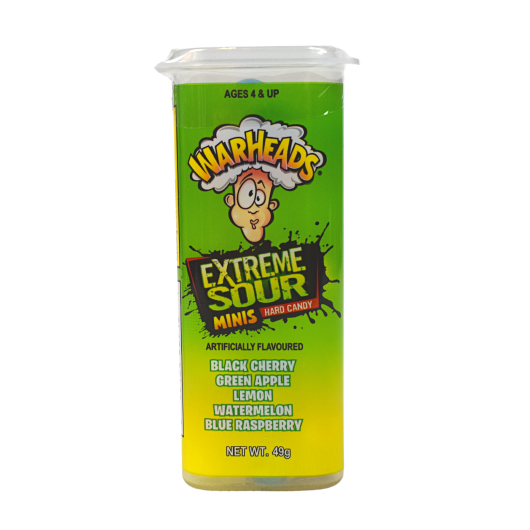 Warheads Extreme Sour Hard Candy Minis 49g