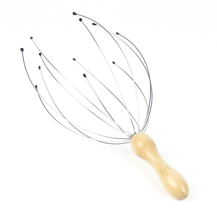 Wooden Handled Wire Head Massager